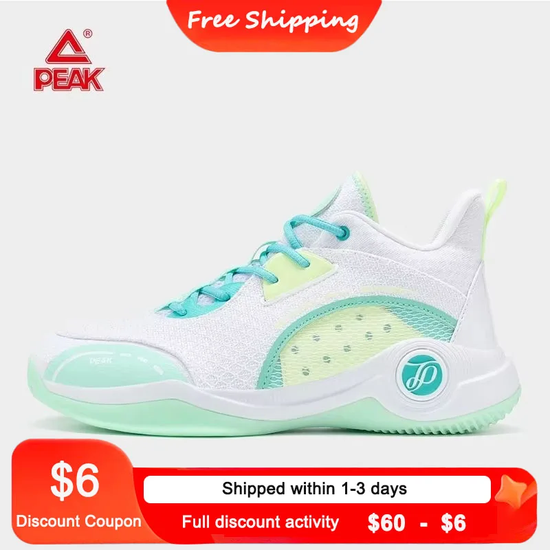 Peak Basketball Shoes Casual Sneakers 2024 Summer Fashion Versatile Outdoor Running Breathable Cushioning Tenis Masculino Shoes