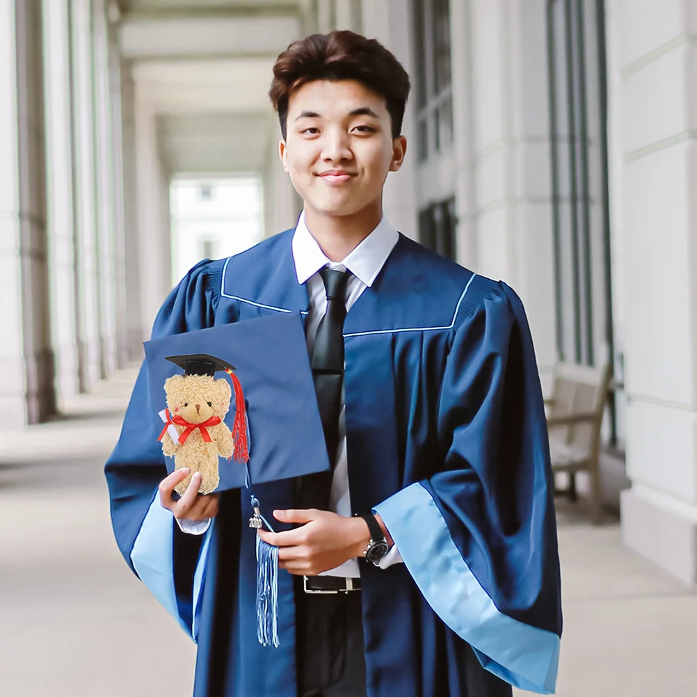 2Pcs Graduation Bear Soft Doctor Bear Stuffed Animal Gift Graduation Ceremony Graduate Present Grad Animal Stuffed Animals