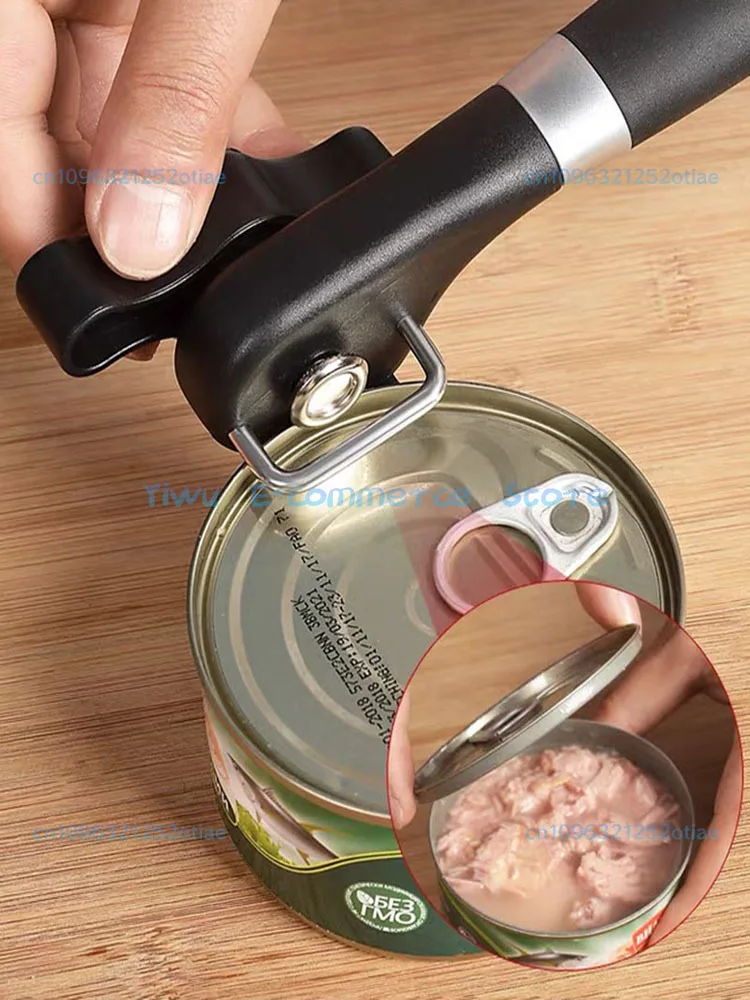 Can Opener Side Open Quick and Simple Stainless Steel Can Opener Kitchen Can Opener Gadget BB