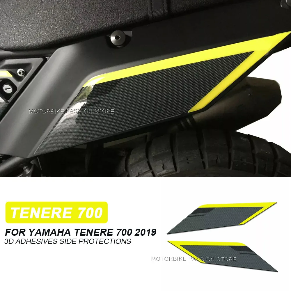 For Yamaha Tenere 700 2019 Motorcycle Handlebar Protection Sticker Kit Waterproof Scratch Resistant Protective 3D Resin Adhesive