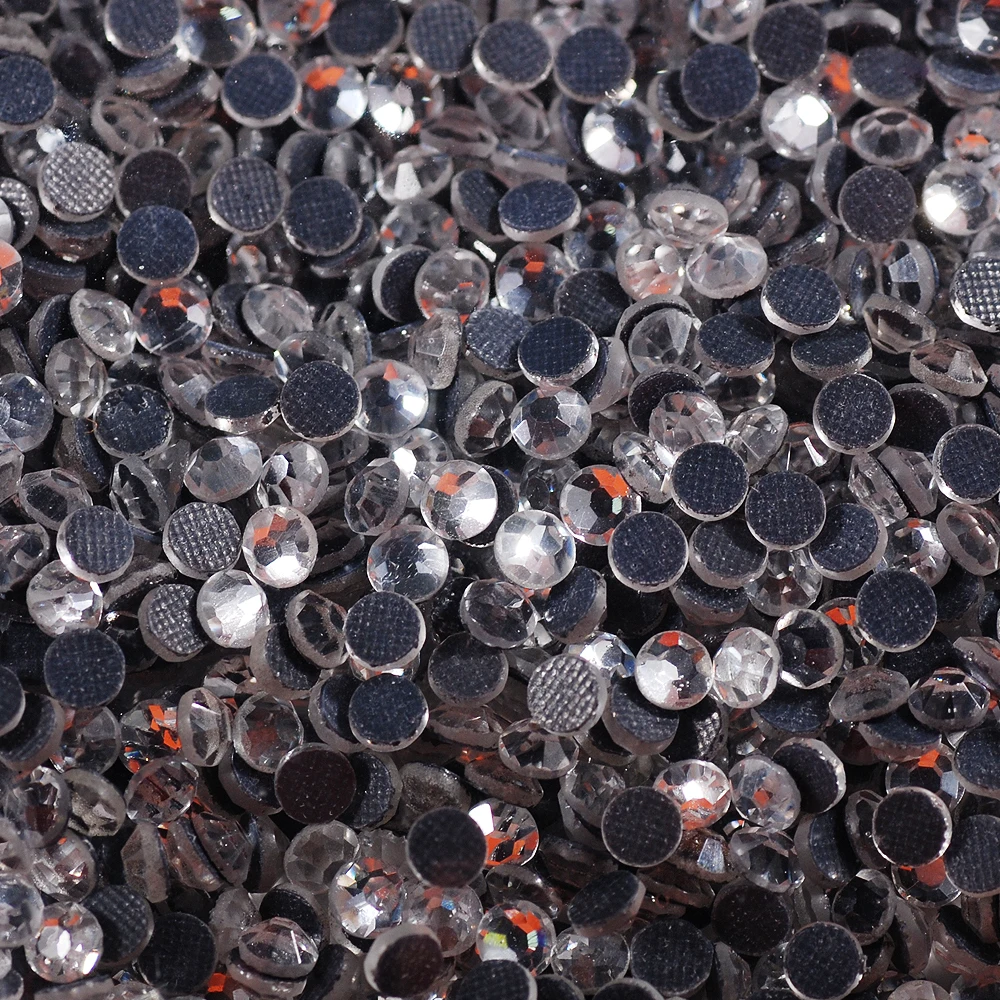 

Оптовая продажа, 25-цветный кристалл DMC, стразы с горячей фиксацией, плоская задняя часть, стеклянный кристалл DMC, стразы с исправлением, железо на камне для одежды