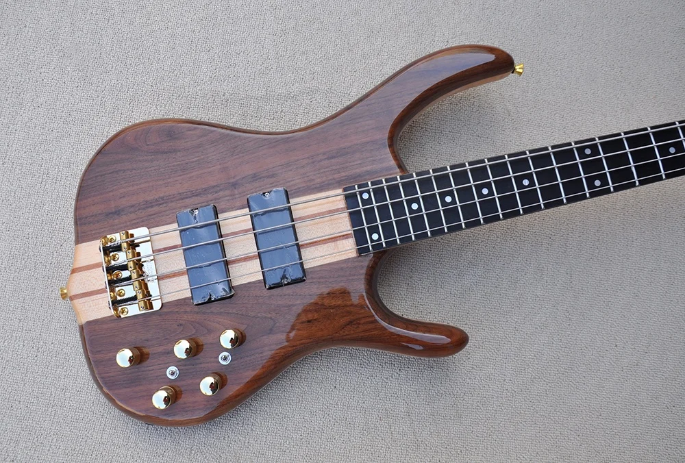 Flyoung Factory Wholesale Electric Bass 4-string Bass Guitar Neck Through Bass