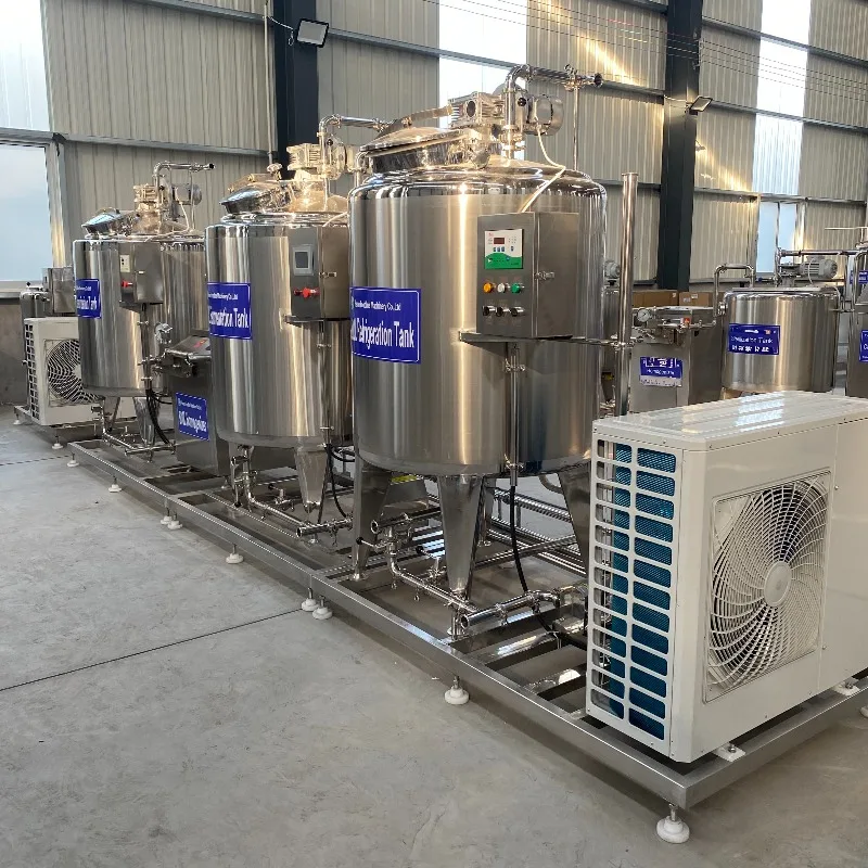 Industrial Automatic PLC Temperature Controlled Yogurt Production Line FL Customized
