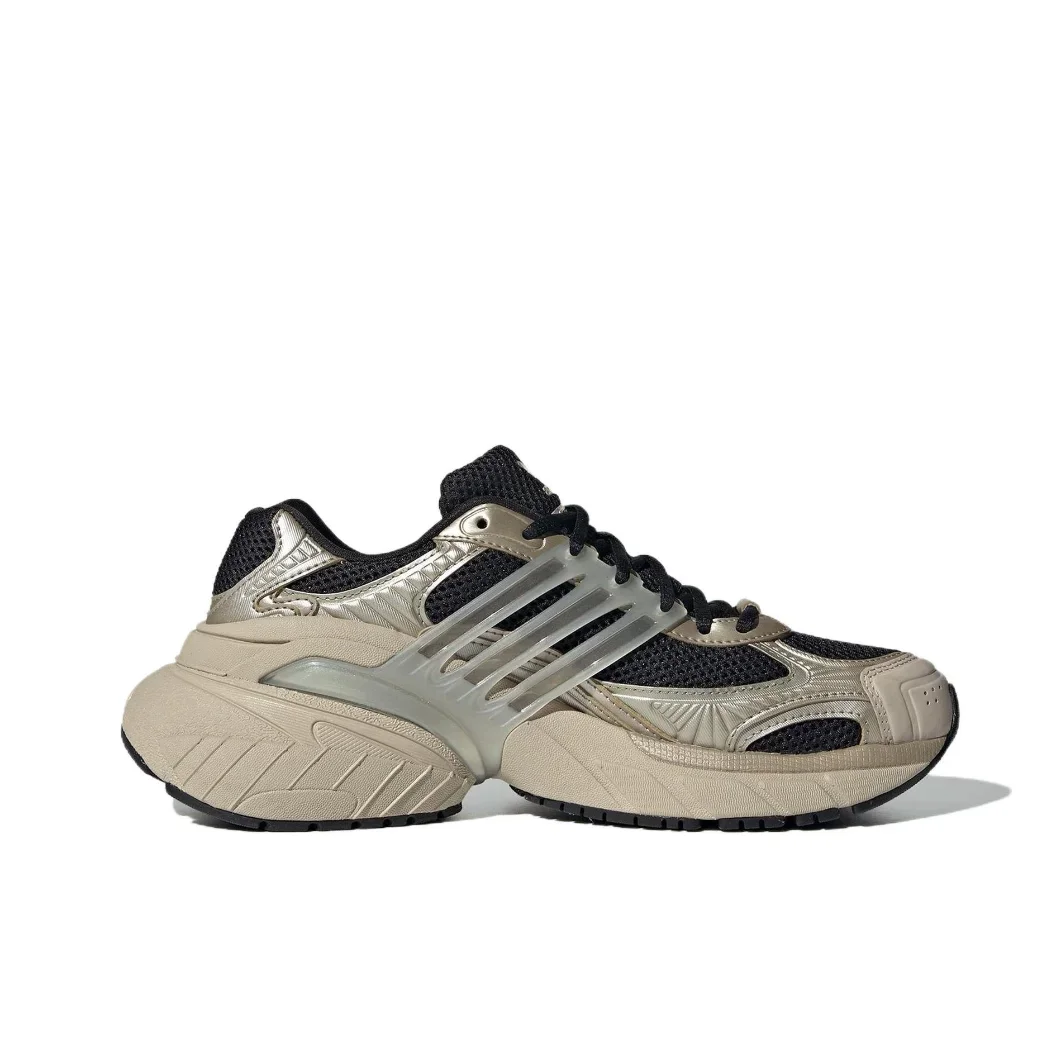 Adidas ADISTAR XLG Comfortable Trend Low Top Casual Running Shoes Men's and Women's Sneakers Beige Black Matching Color