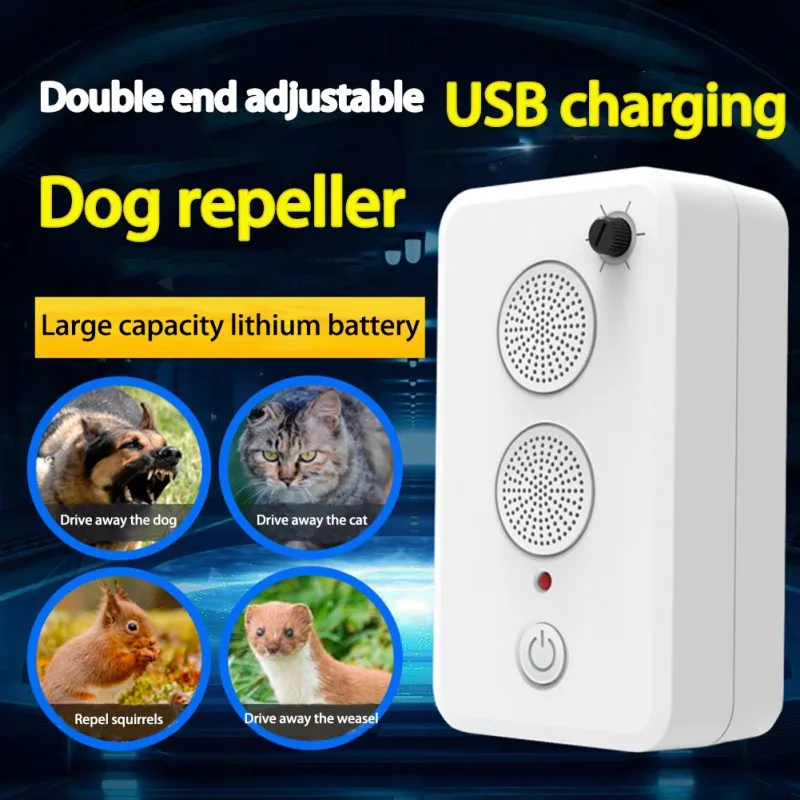 Dog Anti Barking Device Stop Bark Training Device USB Rechargeable Controller Deterrent Training Tool Pet Dog Repeller