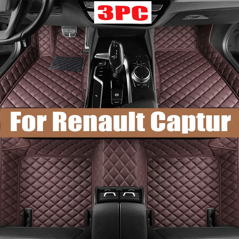 

Custom Car floor mats for Renault Captur 2014 2015 2016 2017 auto foot Pads automobile carpet cover