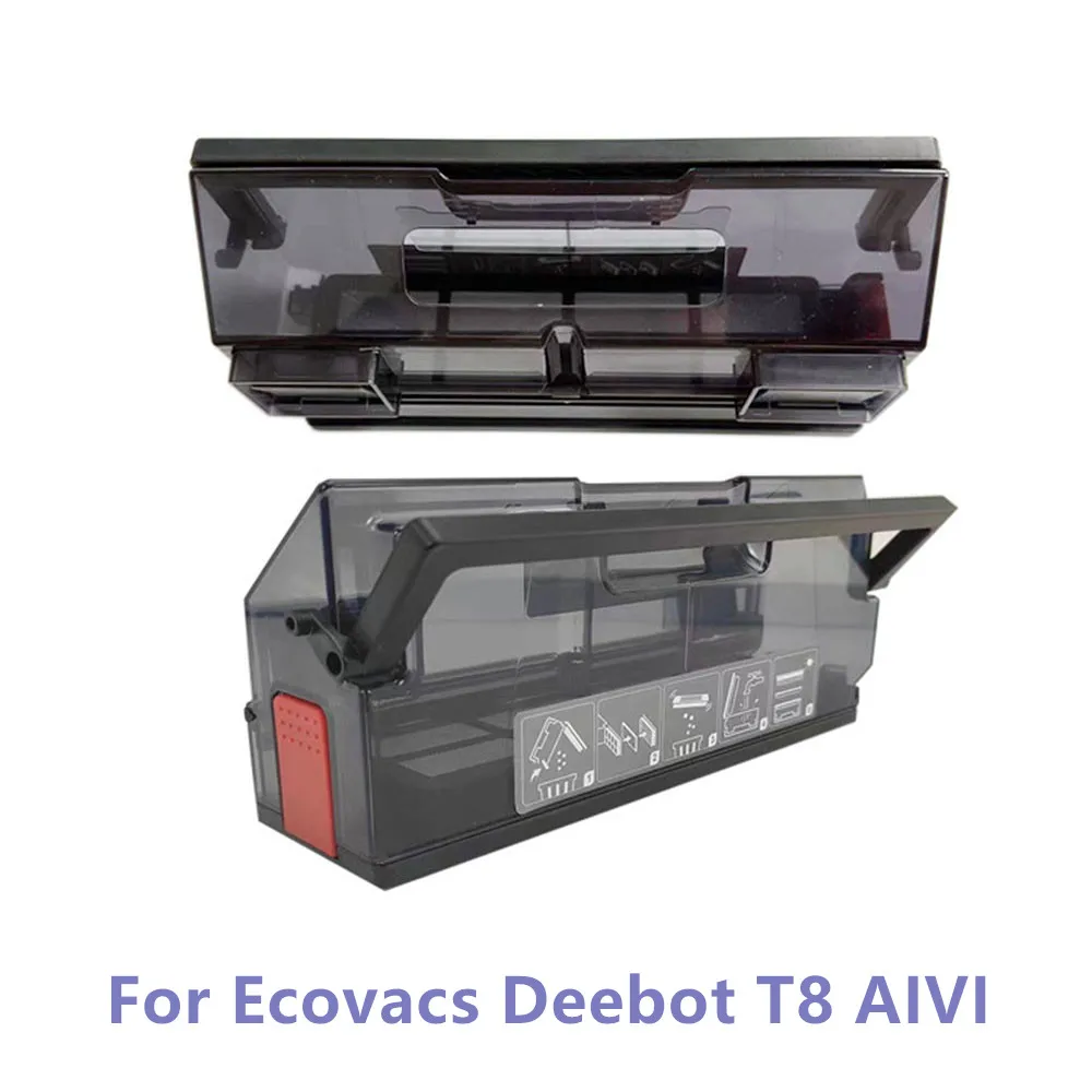 Caixa de poeira automática para ecovacs deebot t8 aivi caixa de lixo acessórios para aspirador de pó