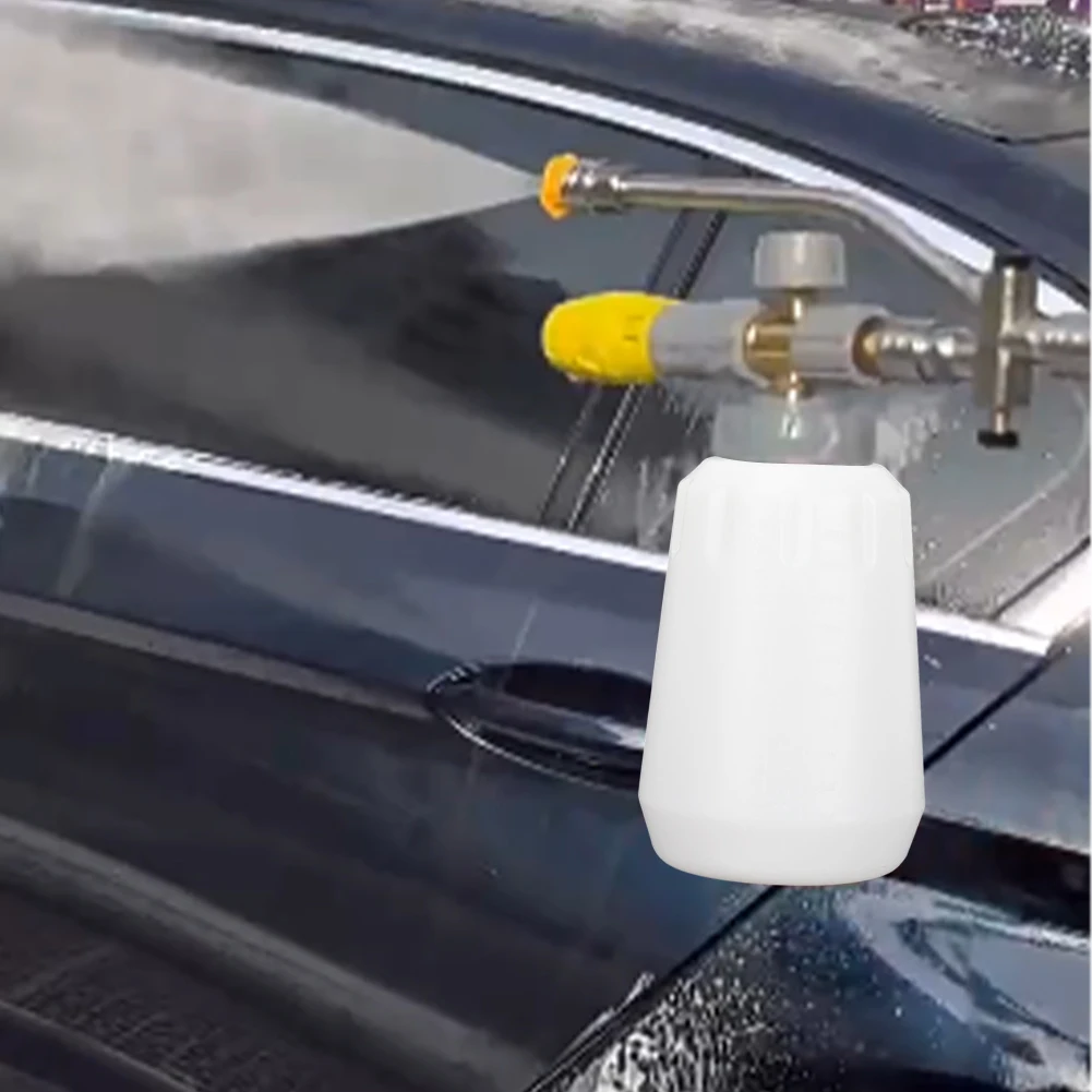 Car Washing Accessory Cleaning PE Construction 1L 33.8 Fl Oz Car Wash Foam Bottle Large Capacity Quick Solution Prep