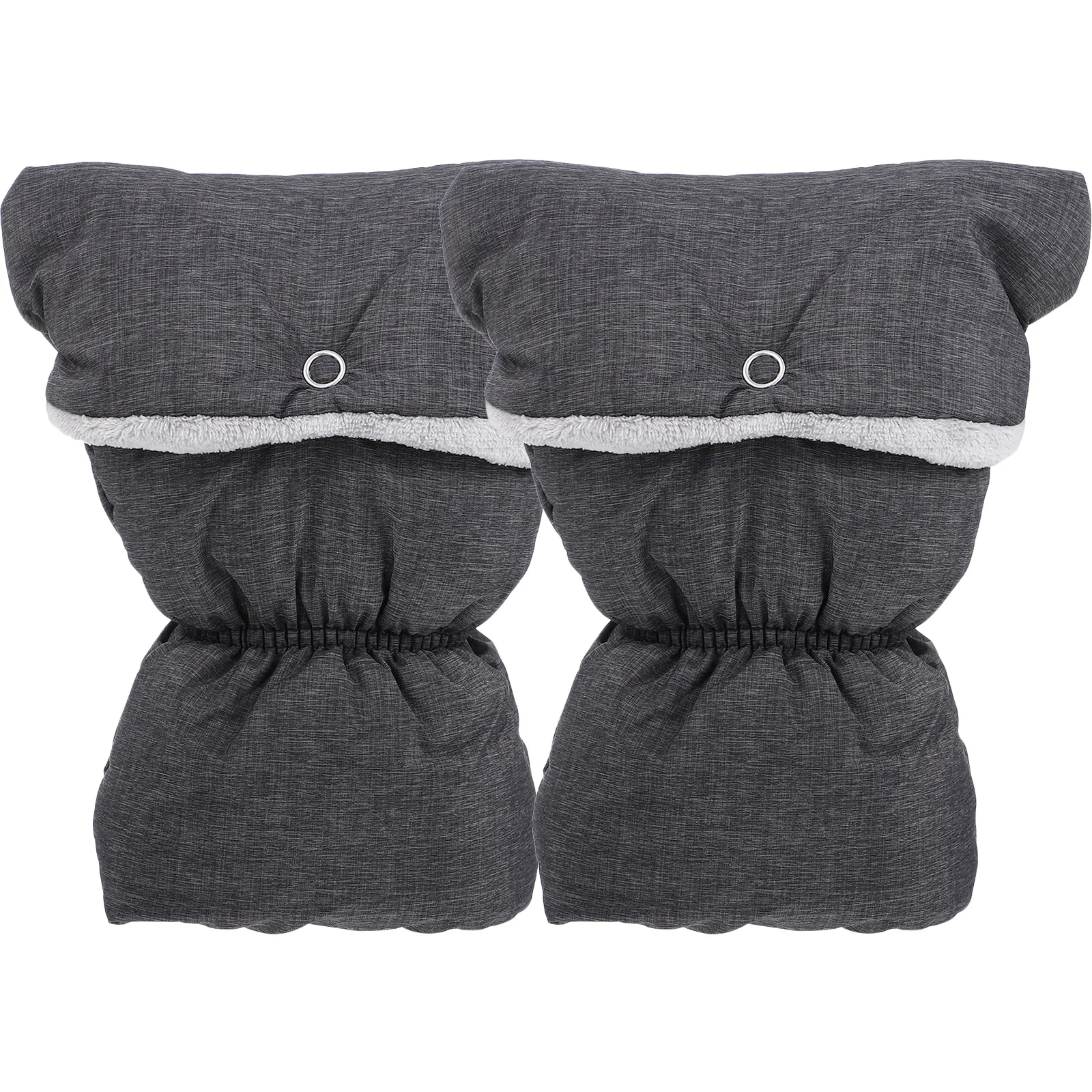 Guantes para cochecito de bebé, manguitos de mano de lana de 3 capas para el calor del invierno, protección anticongelante, accesorios para cochecito, 1 par