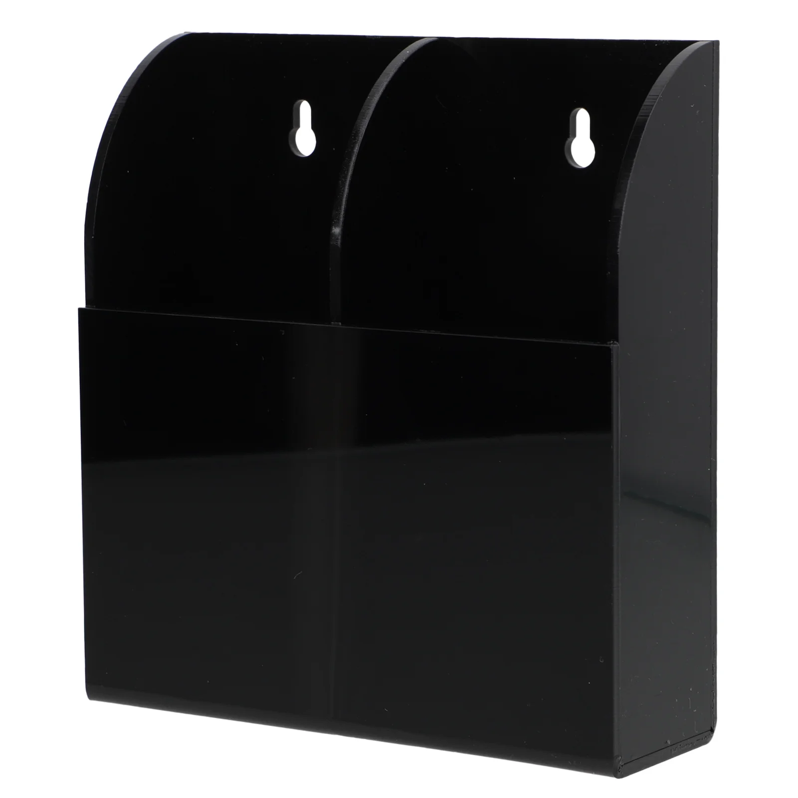 

Remote Control Storage Box Holder Acrylic Media Organizer Phone Wall-mounted Desktop Photo Stand