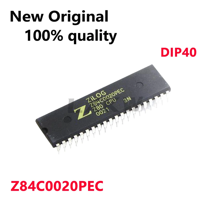 5-10/PCS New Original Z84C0020PEC Z84C0020 DIP40 Microprocessor chip In Stock