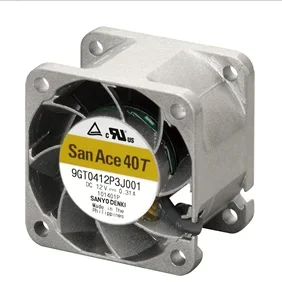Original sanyo denki aluminium fan 40x40x28 mm 11700rpm SanAce 4028 High temperature RC fan 9GT0412P3J001, 9GT0424P3J001