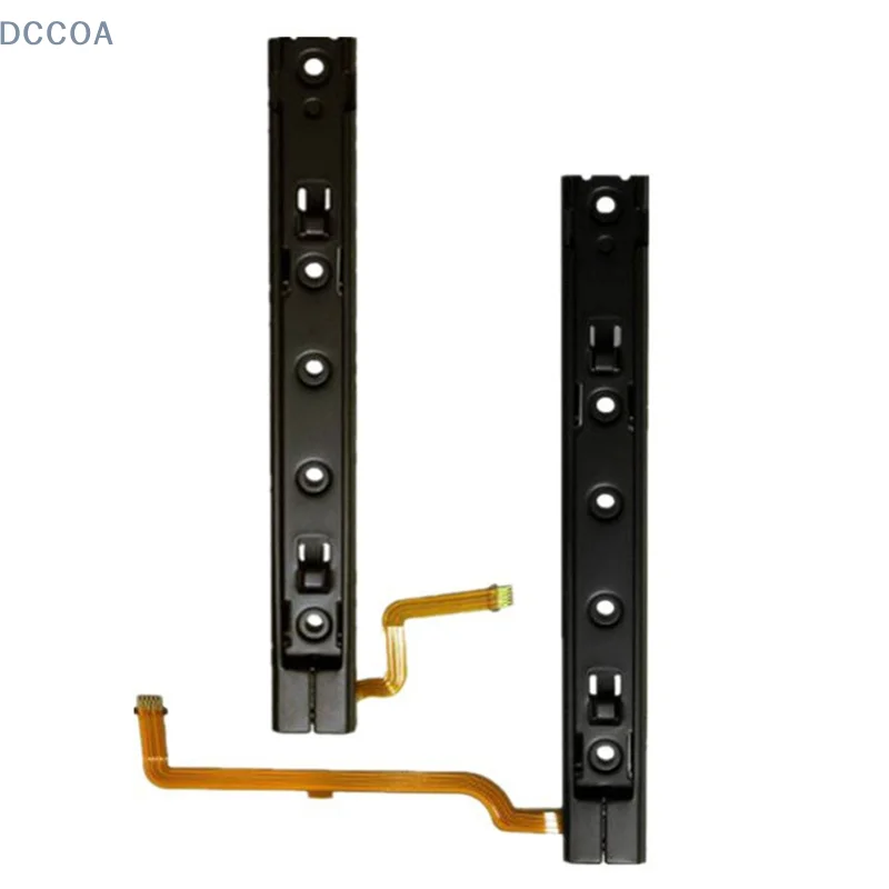 Replacement Part Right And Left Slide Rail With Flex Cable For Switch Metal Guide Rail Console JoyCon NS Accessories Repair Part