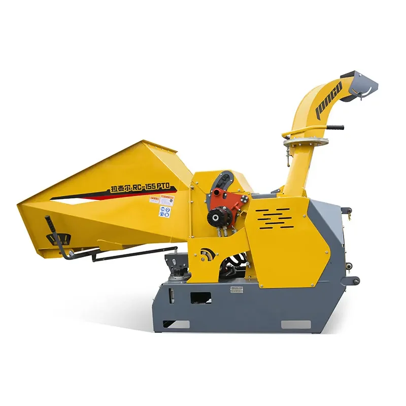 Poderoso motor torre madeira escova Chipper, certificado do CE