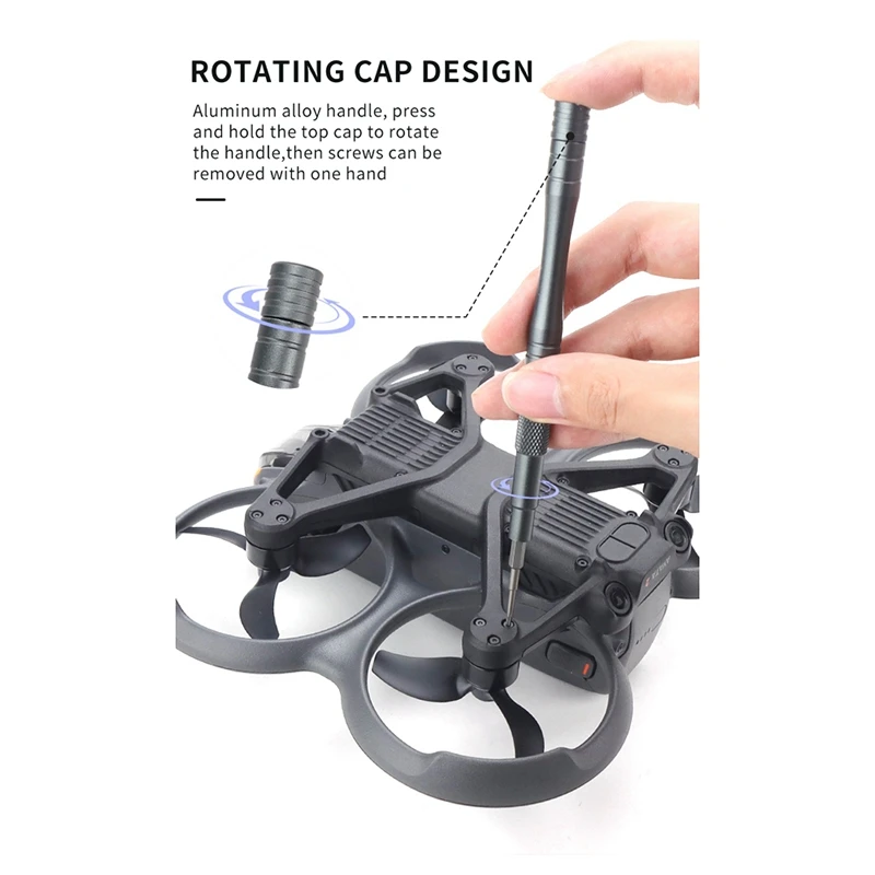 Chave de fenda Repair Set para DJI Avata 2, Universal Desmontagem Drone, Peças sobressalentes, Acessórios de substituição