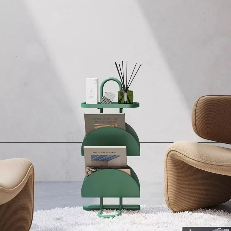 أريكة طاولة جانبية صغيرة غرفة المعيشة شرفة طاولة القهوة مجلة رف الكتب غرفة نوم السرير الجرف الإبداعية طاولة صغيرة كابينة جانبية #3