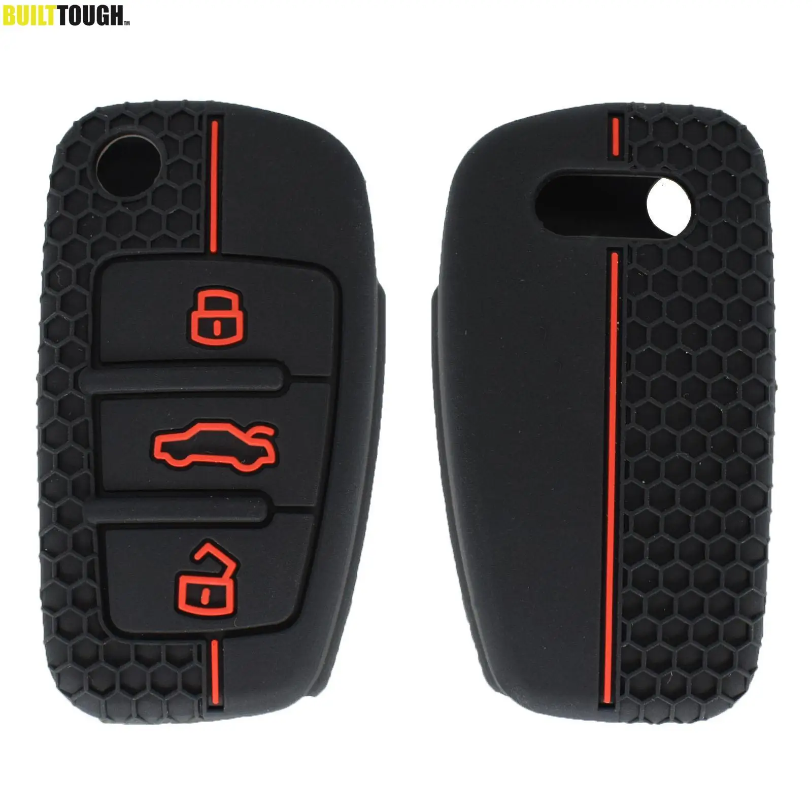 For Audi A1 S1 A3 S3 A4 A6 RS4 TT Q3 Q7 2005 - 2013 Remote Car Key Cover Shell Skin Protector Silicone Auto Key Case Fob Keyless