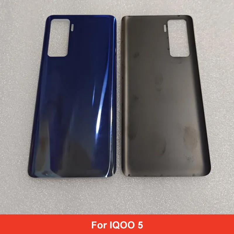 2 PCS Battery Back Cover for IQOO5 back cover for IQOO 5 Repair Replacement Part