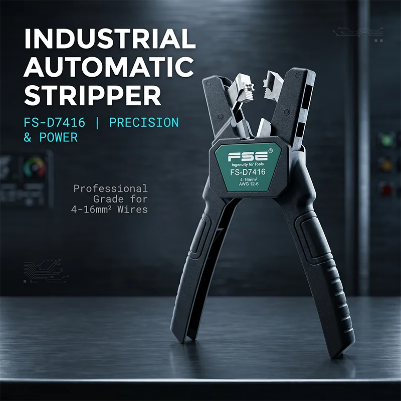 Automatic Wire Stripper Heavy Duty Premium Adjustable Cable Stripping Plier Professional for 16mm² Electric Wire