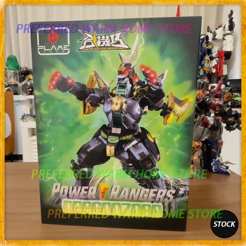 В наличии: Sentinel Flametoys DRAGOOZORD Dragon Caesar DINO MEGAZORD — Модель динозавра, совместимая с игрушками Kyoryu Sentai Zyuranger, комбинированная экшн-фигурка