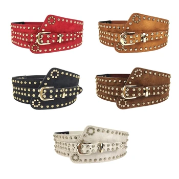 숙녀 Underbust 코르셋 탄성 허리 벨트 코르셋 합금 리벳 유니버설 여성 공식 드레스 셔츠 코트 코르셋