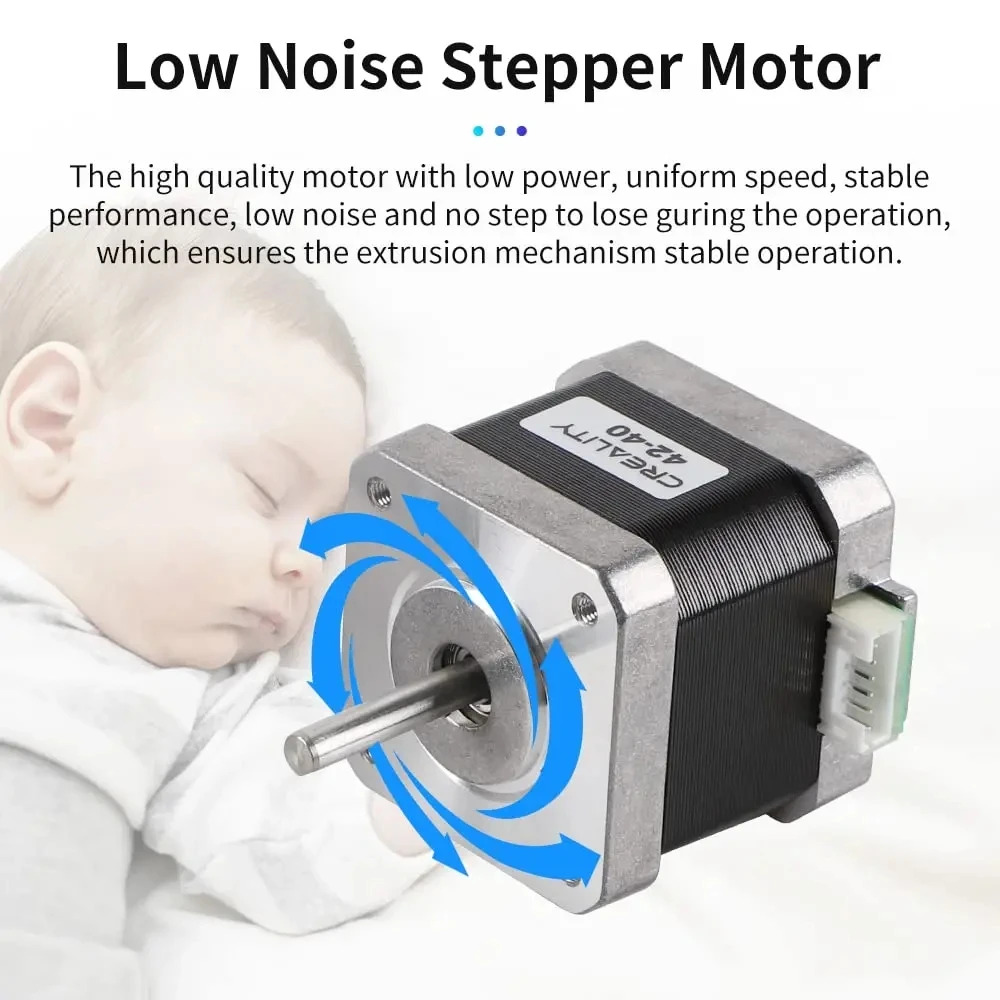 Creality الأصلي 42-34 محرك متدرج طابعة ثلاثية الأبعاد CR-10 Z-محور الطارد خطوة المحرك لسلسلة CR-10 Ender-3 المحور الإلكتروني