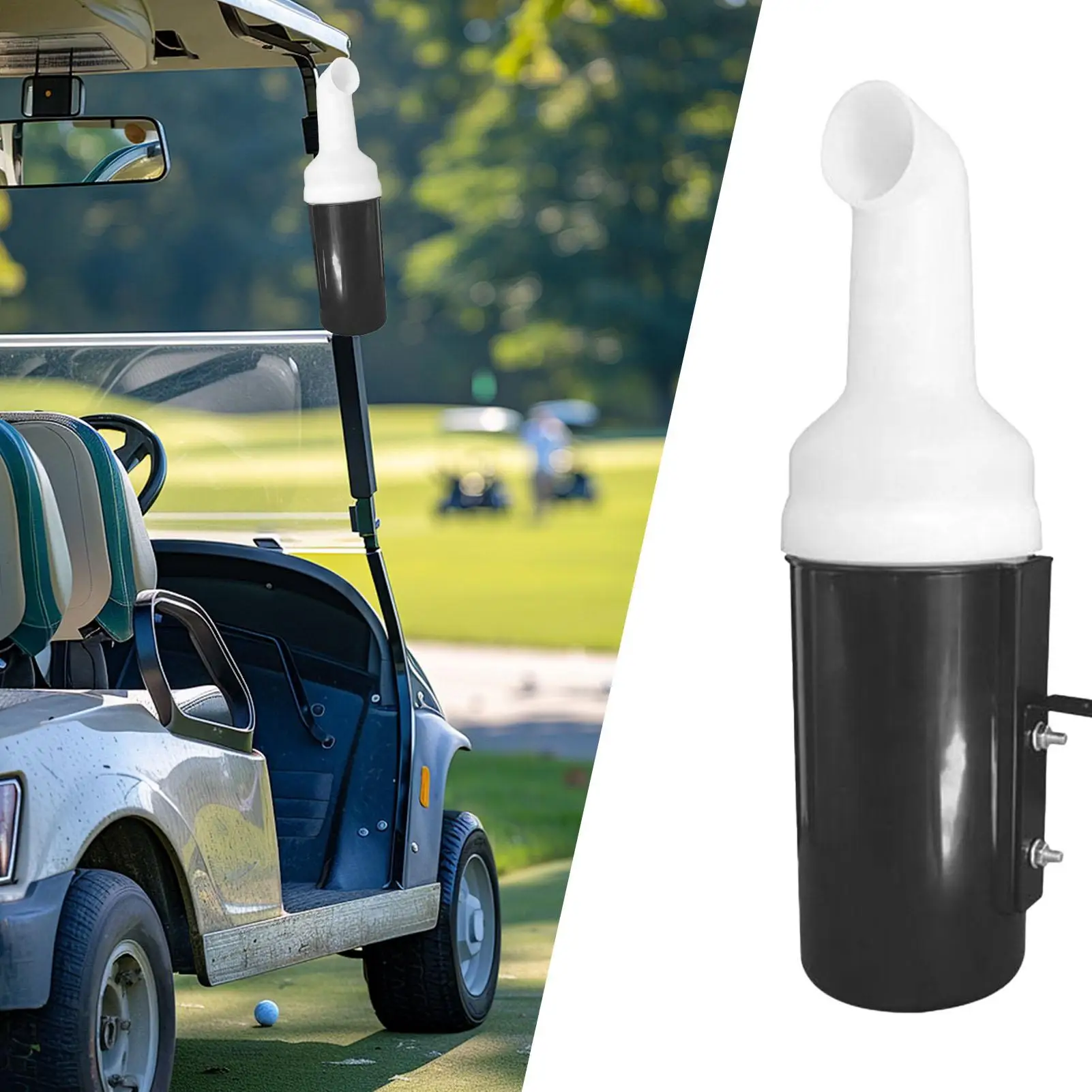 

Бутылка с песком для гольф-кара с держателем без сверления Бутылка с песком для тележки для гольфа с наполнителем песка Divoet для Puting Club Course