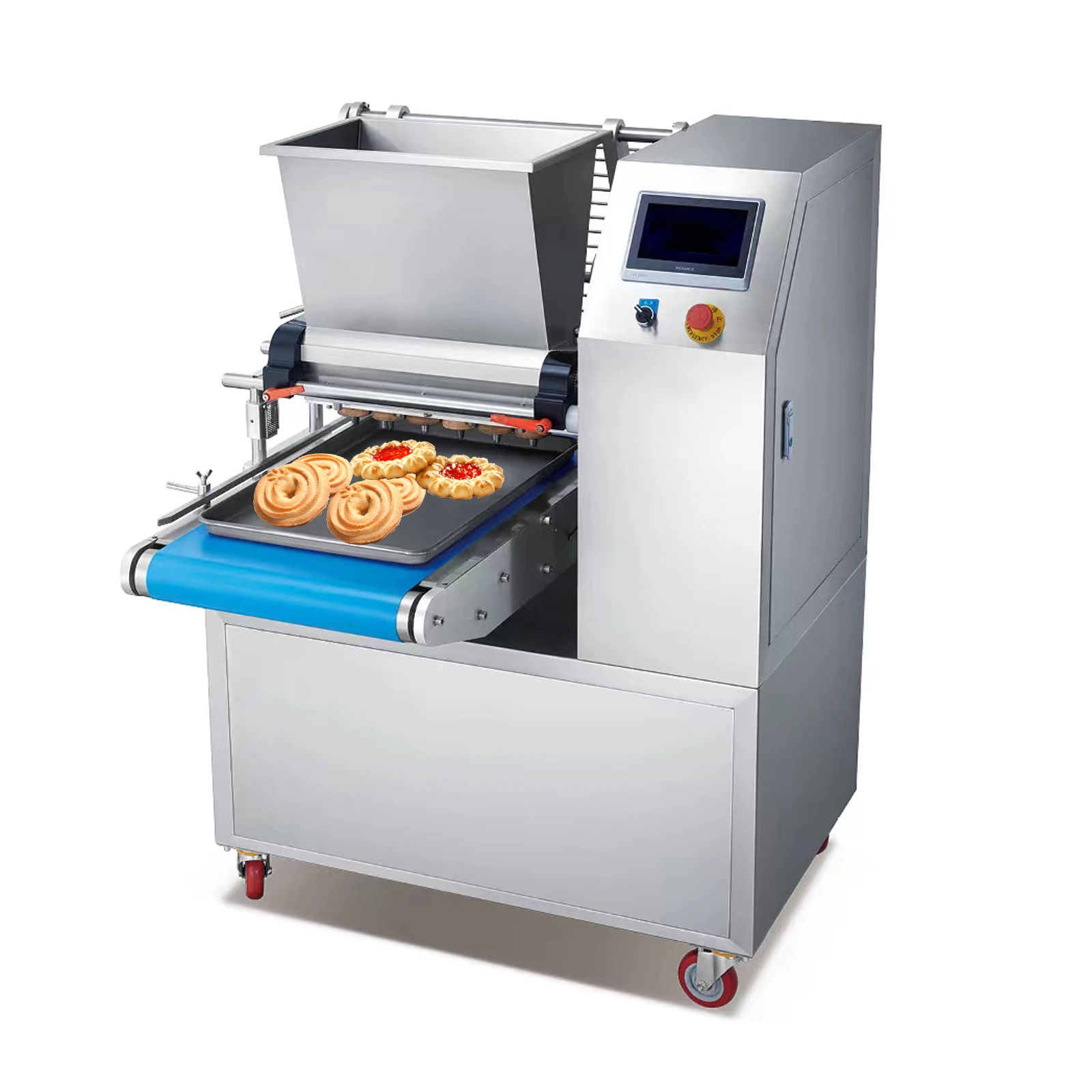 Supplier Automatic Mini Biscuit Biscuit Deposit Machine Muffin Macaron Biscuit Making