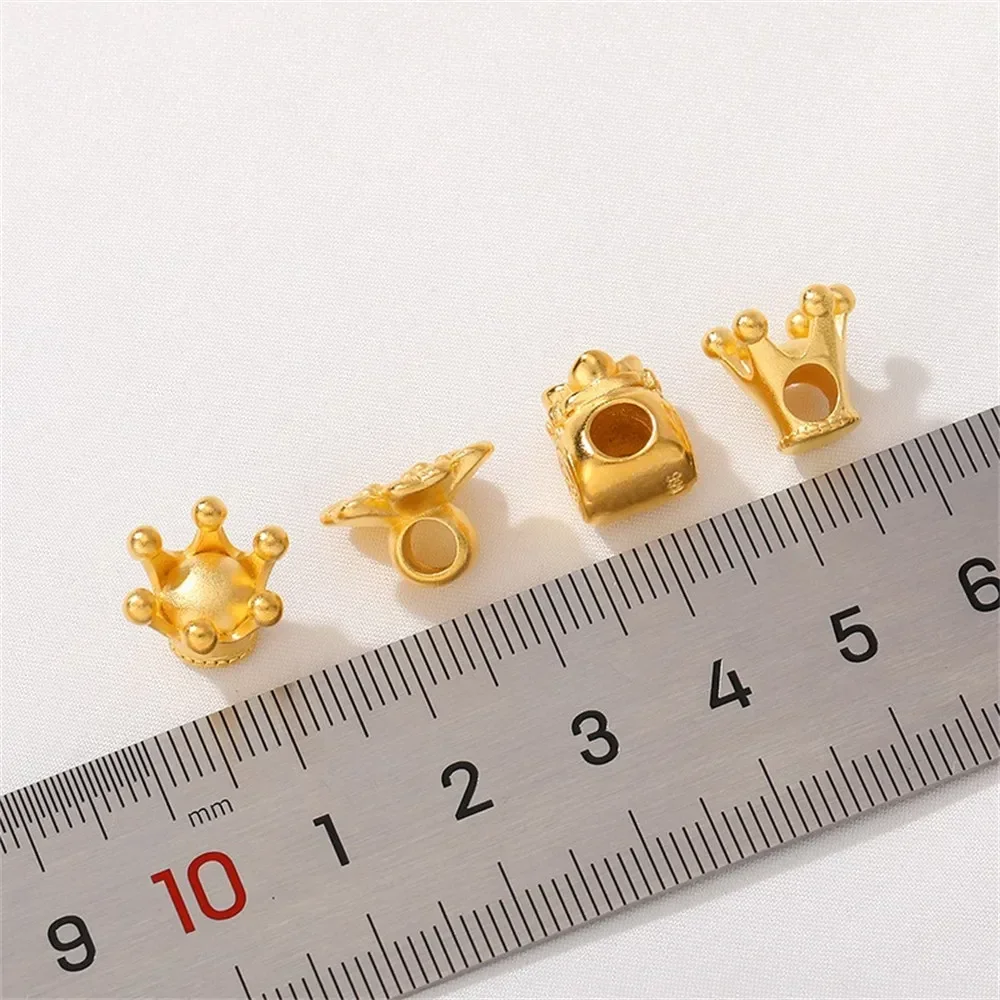 Sand Gold Roasted Blue Jade Rabbit Goldfish Flower Separated Bead Scattered Bead DIY Hand Woven Separated Bead Bucket Bead