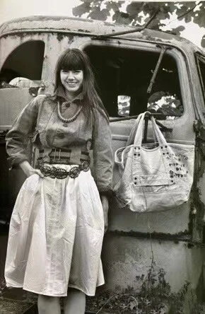 25ss KAPITAL Hirata Retro Heavy Duty Water Washed Used Men's and Women's Single Shoulder Cross Carrying Postman Tote Bag - Image 3