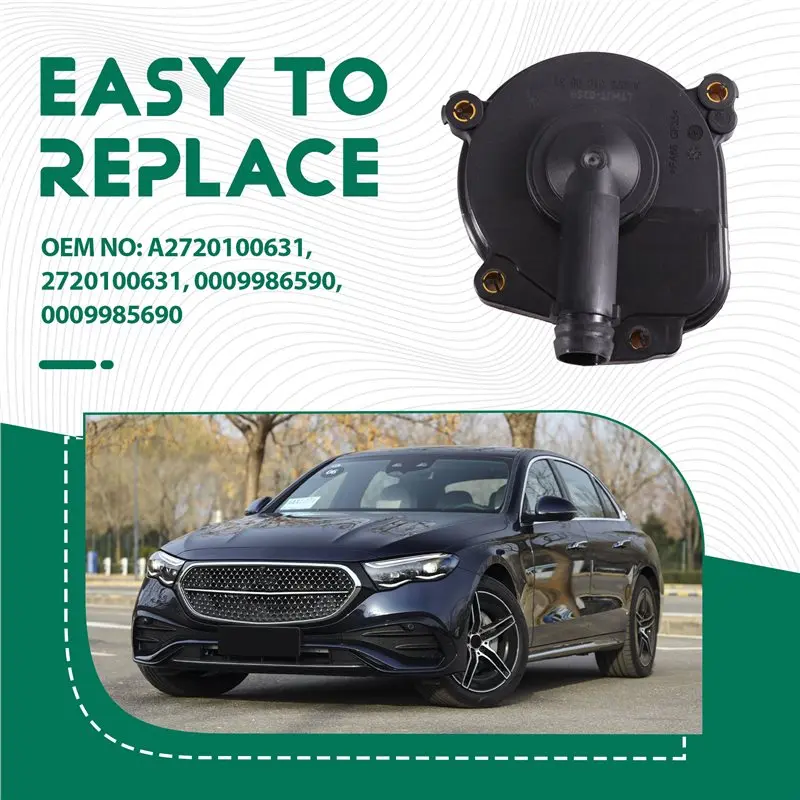 

Engine Oil Separator Cover+ Camshaft Cover Set For W211 W203 W204 E350 C280 C300 CLS550 2720100631 Vehicle Parts-M