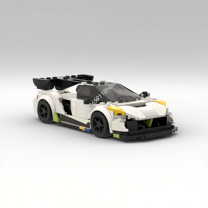 

313 шт. MOC Koenigsegges Jesko City Champion суперкар Строительный блок Рождественский подарок Витрина Декоративные DIY Креативные интерьеры