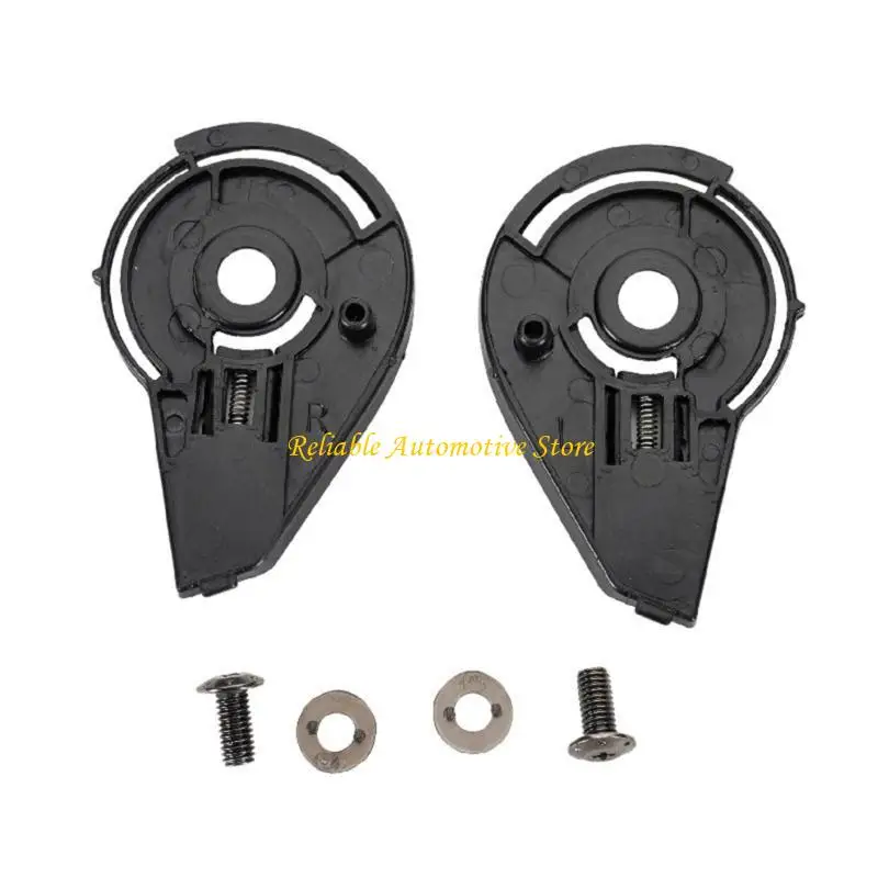 

M68B Easy Installation 1 Pair Face Shield Visors Base with Screw Motorcycle Helmets Visors Base Plate for SOMAN 965 PA901