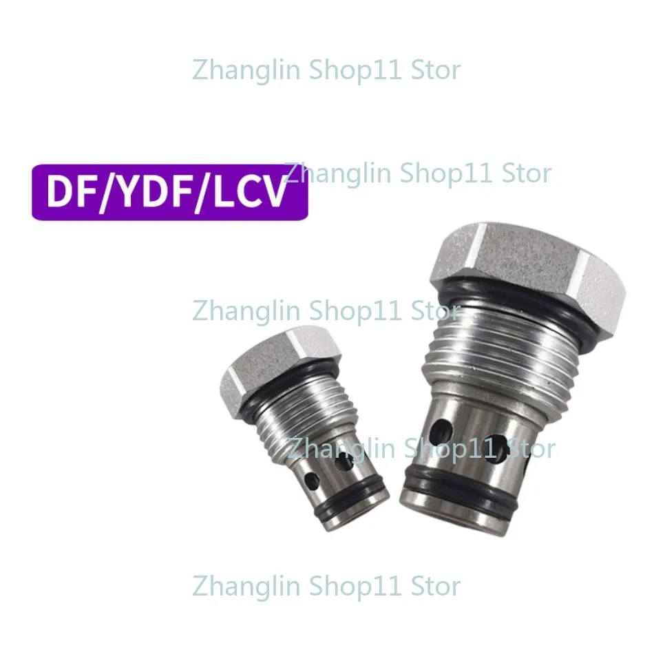 LCV-12 Check Valve YDF10 Cartridge CCV Hydraulic 02 Pressure Retaining Valve 16 Thread CV08 Check Valve DF08-00