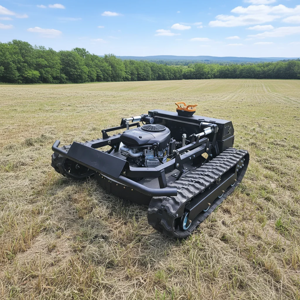 

Customize Professional Crawler Mower 110cm Cutting Width Agricultural Use