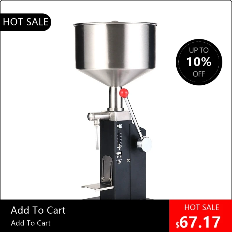 1946 Useful Manual Liquid Filling Machine 5-50ml/10-100ml Adjustable Bottle Filler Sauce Honey Juice Beverage Wat 19