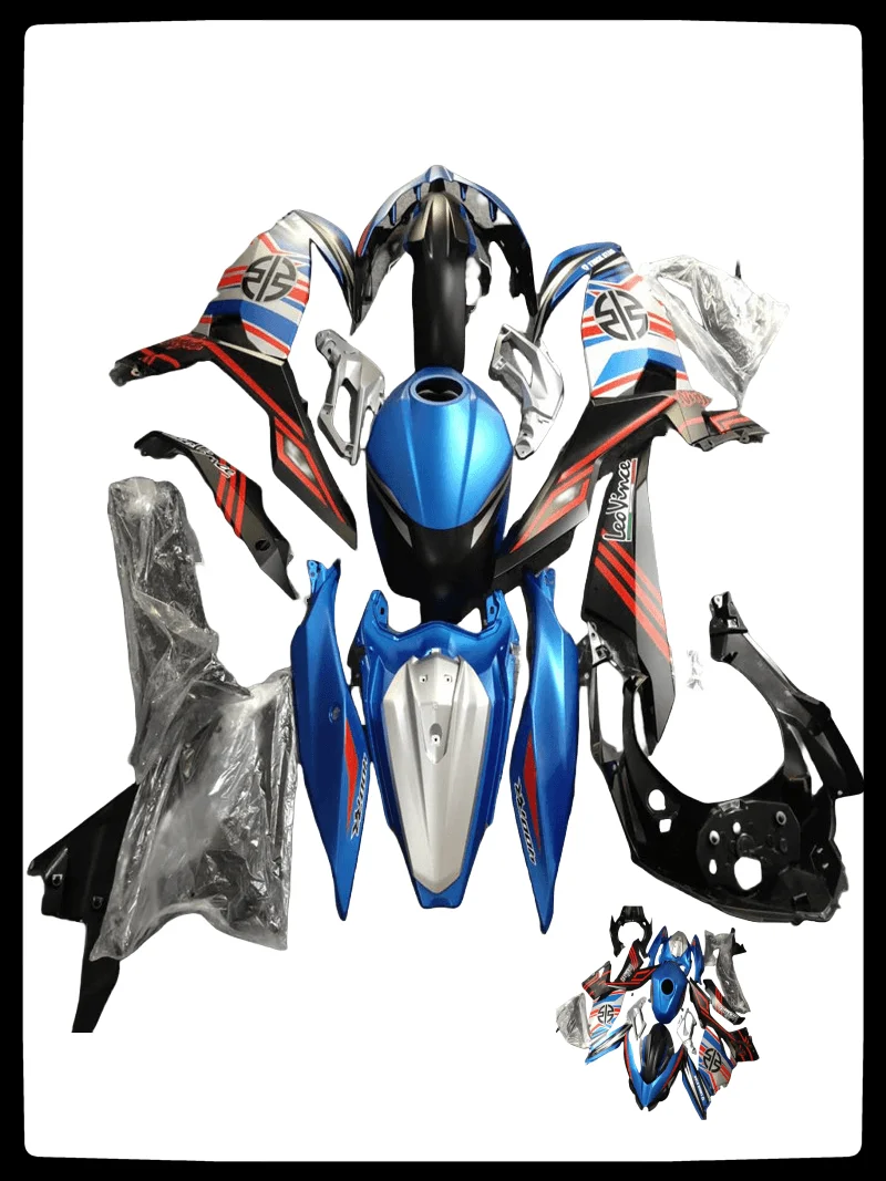 

For Kawasaki Ninja400 ABS Body Fairing Kit Ninja 400 Fairing 2018-2024 Ninja 400 Fairing Kit Motorcycle blue red black 18-24