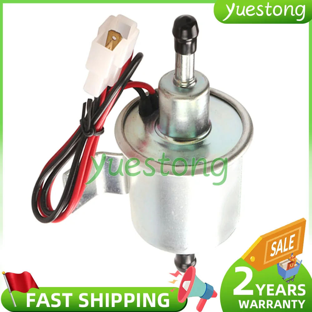 12V/24V Electric Fuel Pump Low Pressure Bolt Fixing Wire Diesel Petrol For Car Carburetor Motorcycle ATV HEP-02A HEP02A