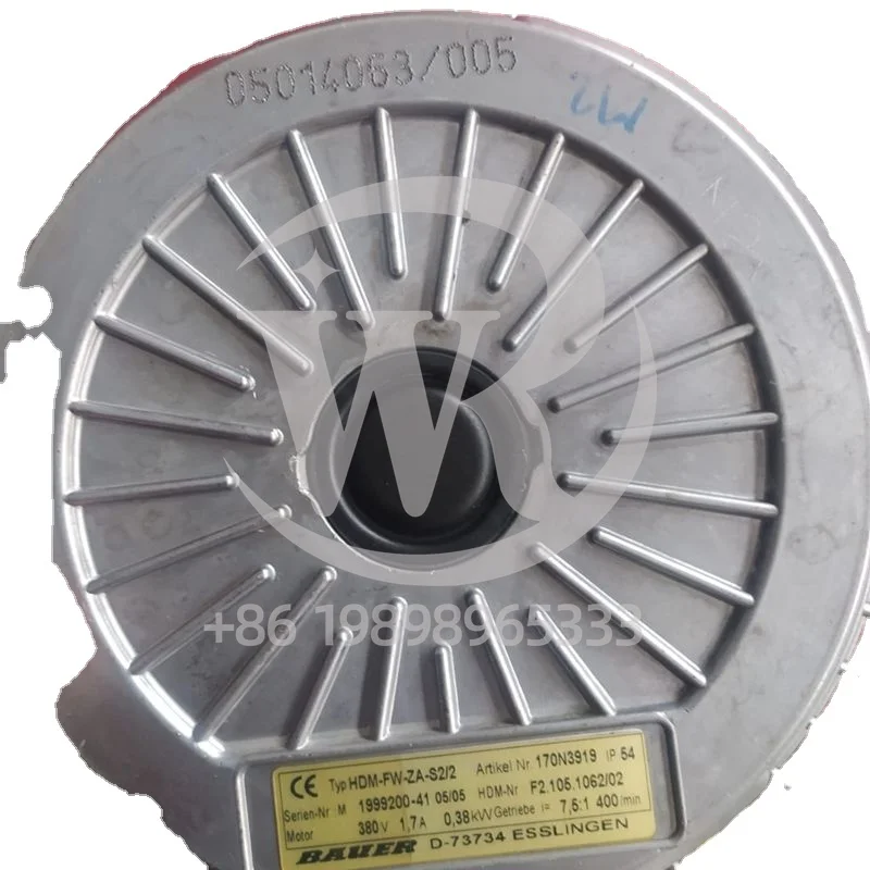 Heidelberg F2.105.1062 Original Motor F2.105.1062 /170N3919 Alcolor Gear Motor Feuchtd 380V for Heidelberg XL105 XL106