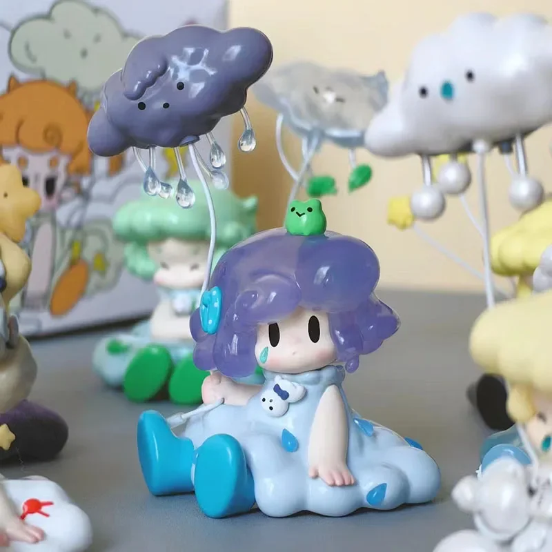 

UKI Dolls Moods and Weather Series Blind Box Toys Kawaii Anime Action Figure Caixa Caja Surprise Mystery Box Dolls Girls Gift