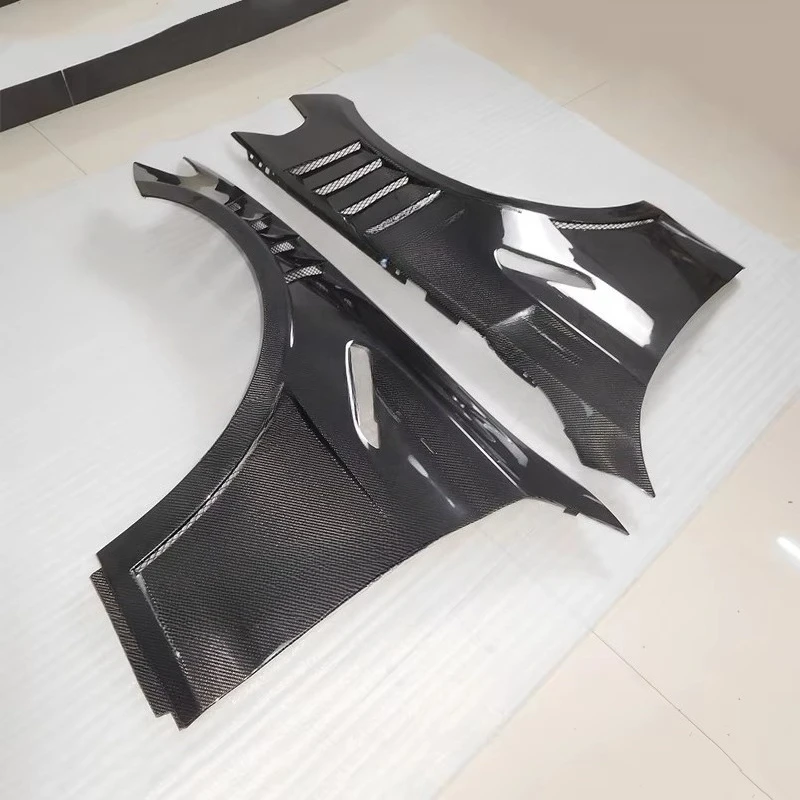 BENSNEES Customized Black Car Front Side Real Carbon Fiber Fender for 5-Series F90 M5 Carbon Fibre Vent Fender Upgrade 4
