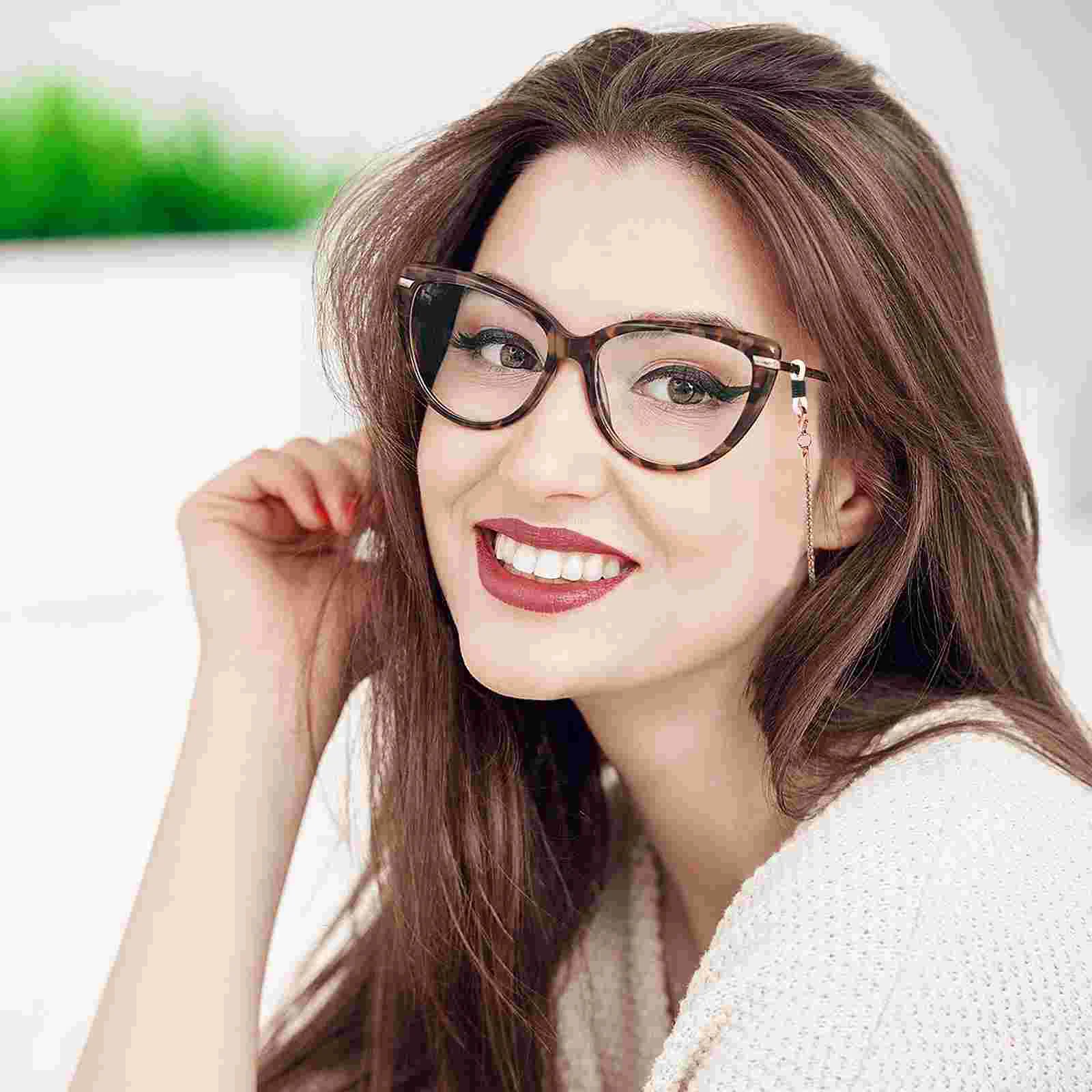 50 Pcs Glasses Clasp Eyeglass Holder Sunglasses Chain Retainer Mask Ends Connector Eyewear for Rubber Necklace