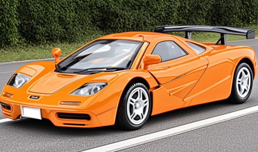 1:36 McLaren F1 1933 Modello di auto sportiva in lega Diecast in metallo Giocattolo Auto da corsa Veicoli Modello Alta simulazione Collezione Regalo per bambini
