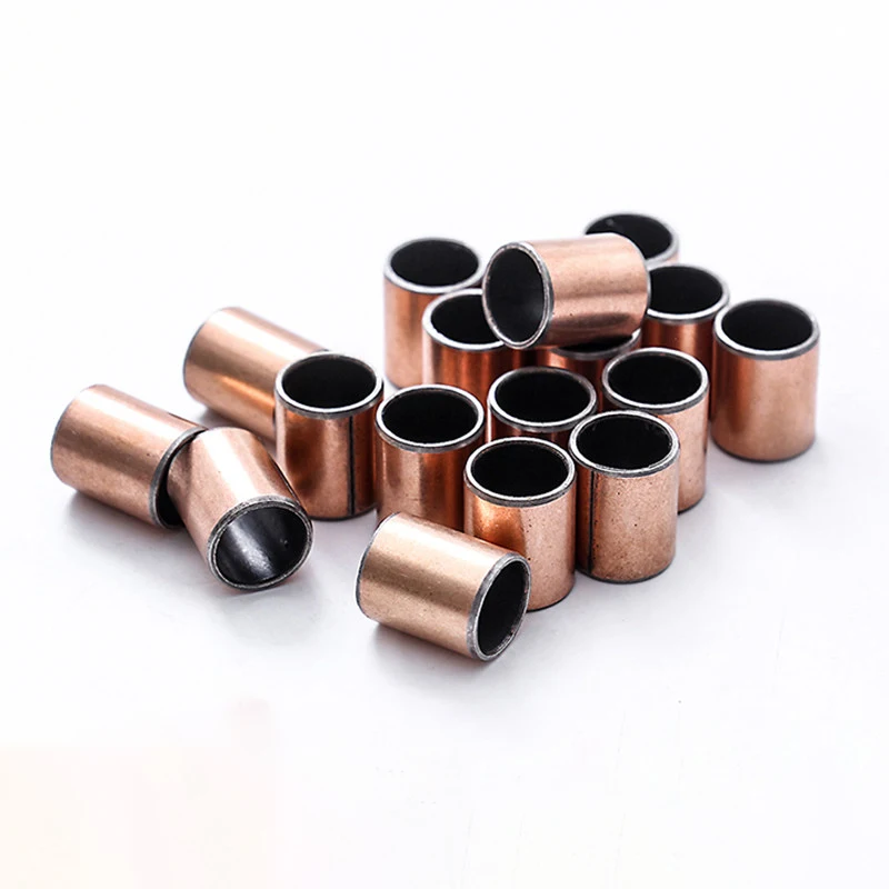 2~10Pcs SF-1 Oil-free Bushing Self-lubricating Composite Bearing ID Ø3mm~15mm for Sliding Parts of Machinery Industry Equipment