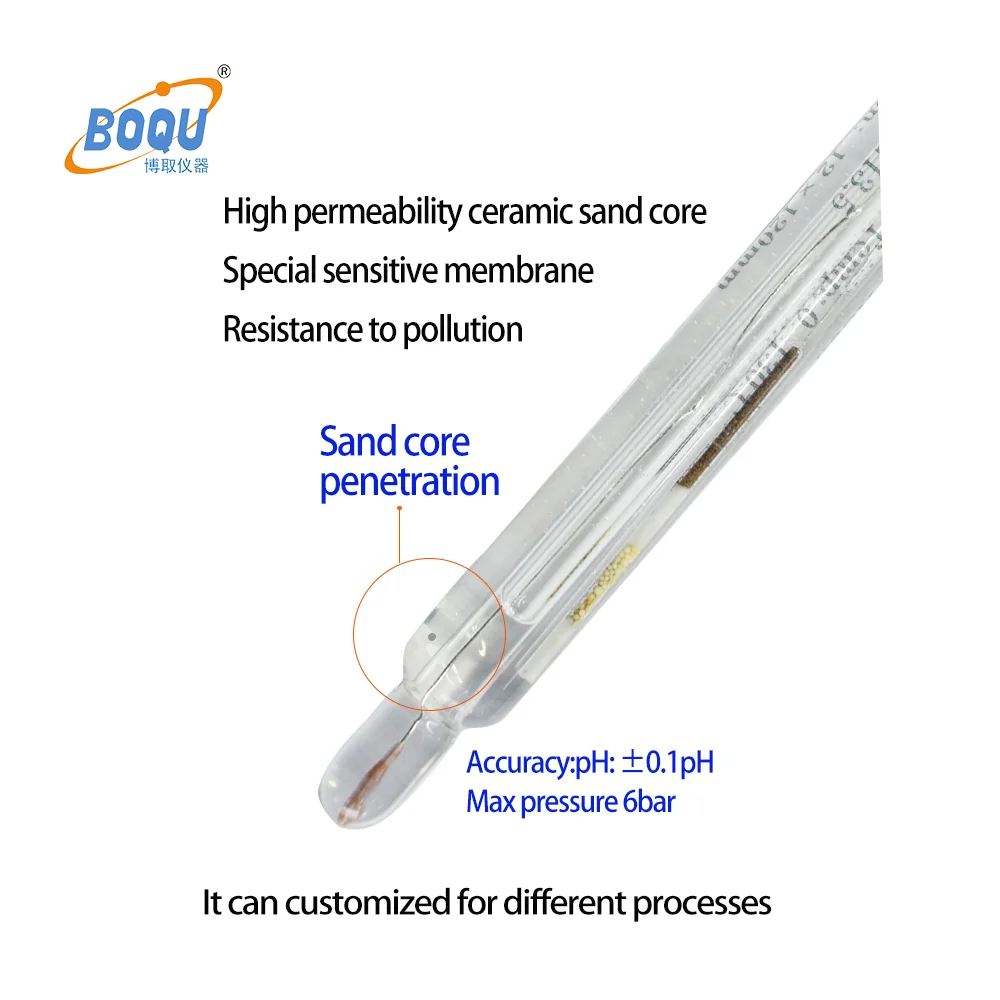 Boqu PH5806/S8 Wysokotemperaturowy czujnik PH (130c)