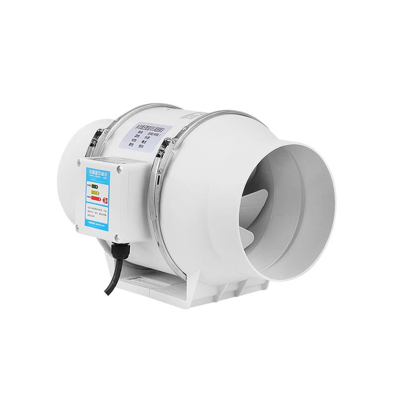 for Duct Fan Powerful Silent Ventilation Kitchen and Bathroom Exhaust Exhaust  Diagonal Flow Duct Fan Dual Speed