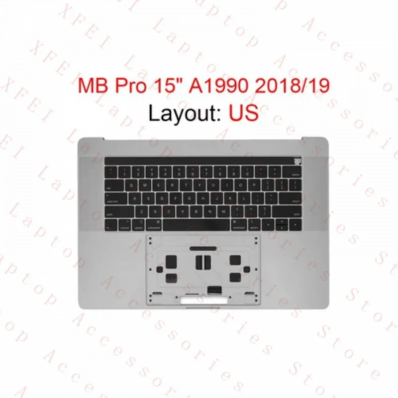 

F For Apple Macbook Retina Pro A1990 Top Case Topcase US Keyboard Backlight 2018
