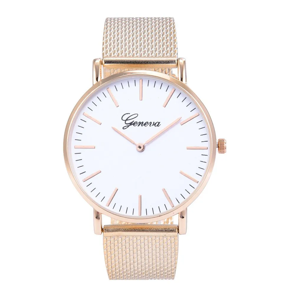 Men Luxury Stainless Steel Quartz Sport Plastic Band Wrist Watch