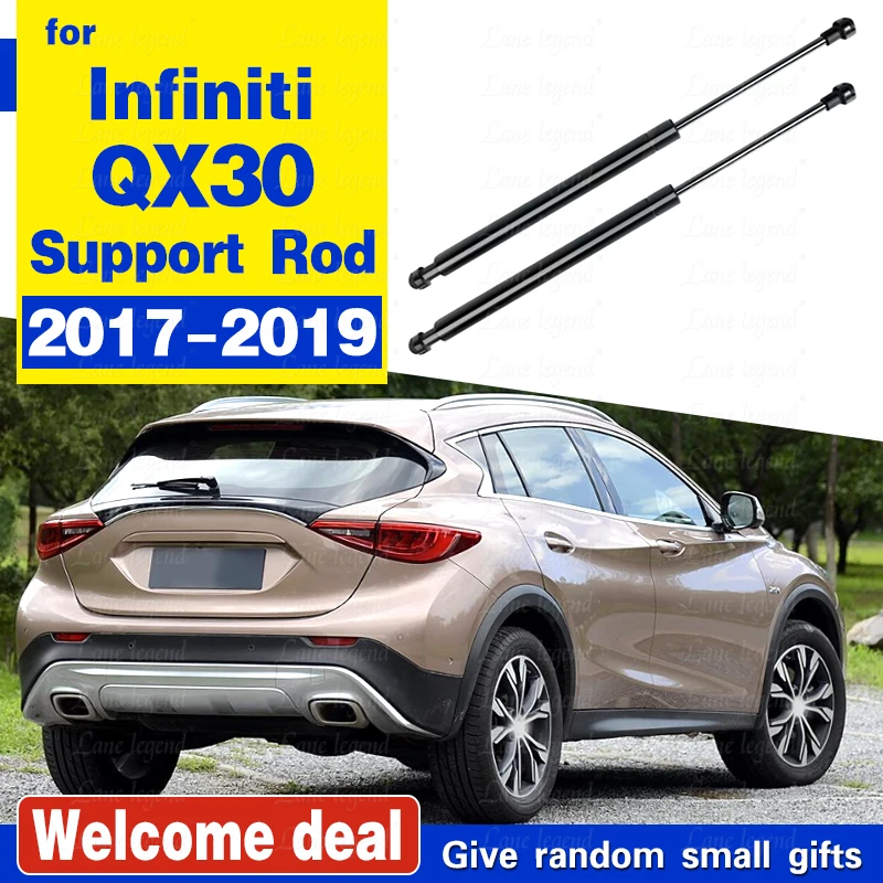 For Infiniti QX30 2017 2018 2019 Rear Door Trunk Box Supporting Hydraulic Lift Rod Strut Spring Shock Bars Bracket