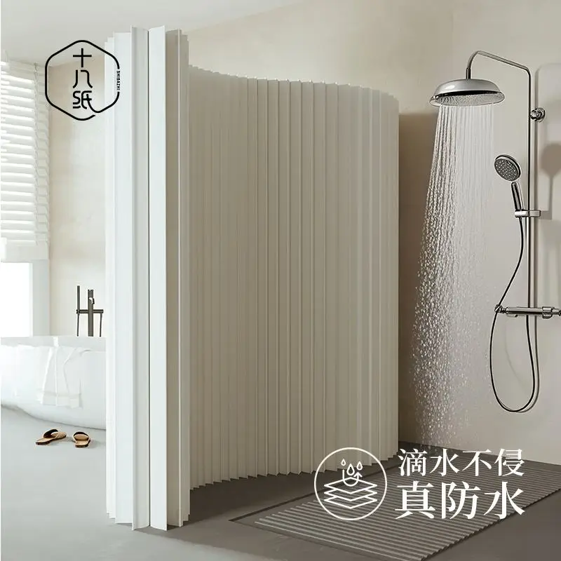 Foldable Waterproof Paper Room Divider Eco-Friendly Space Saving Partition for Office Exhibition Home Decor